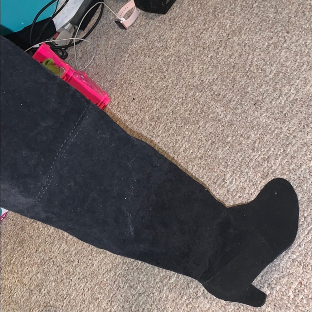 thigh high boots w heels